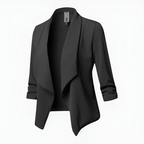 Elegance Blazer - Moderne Vrouwen Waterval Kraag Blazer