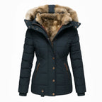 Modavo Lovie Dames Puffer Jas - Casual met Bontkraag