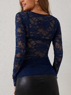 Clover Elegante Kanten Bodysuit voor Dames