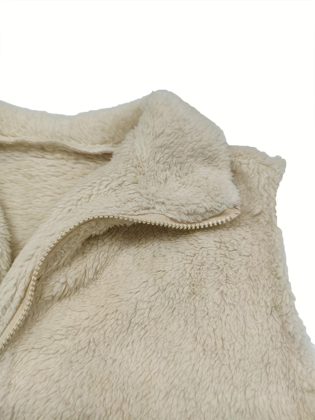 Ernest - Fleece Vest Dames met Sherpa textuur