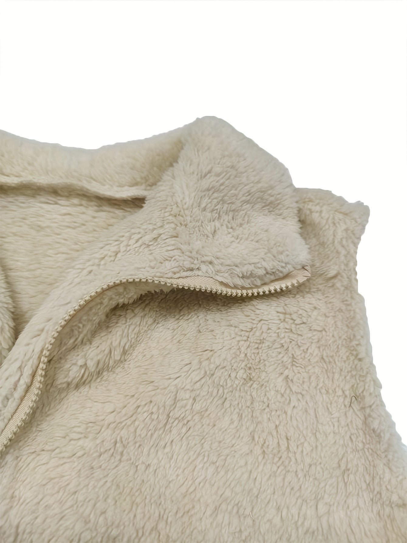 Ernest - Fleece Vest Dames met Sherpa textuur