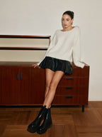 Chelsea | Leren Laarzen met Chunky Lug Sole