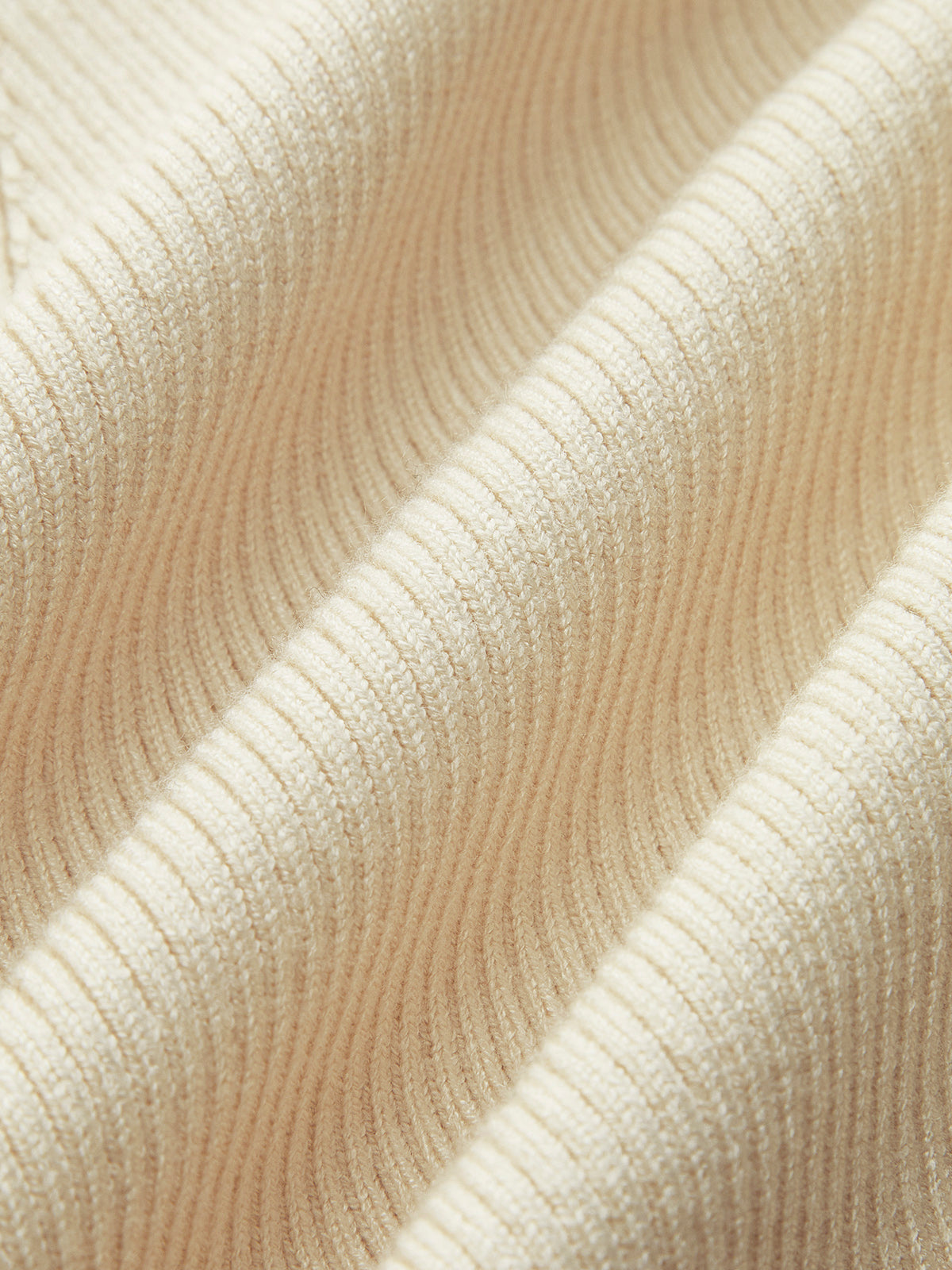 Gebreide Top met Diagonale Naad Ribbeltextuur