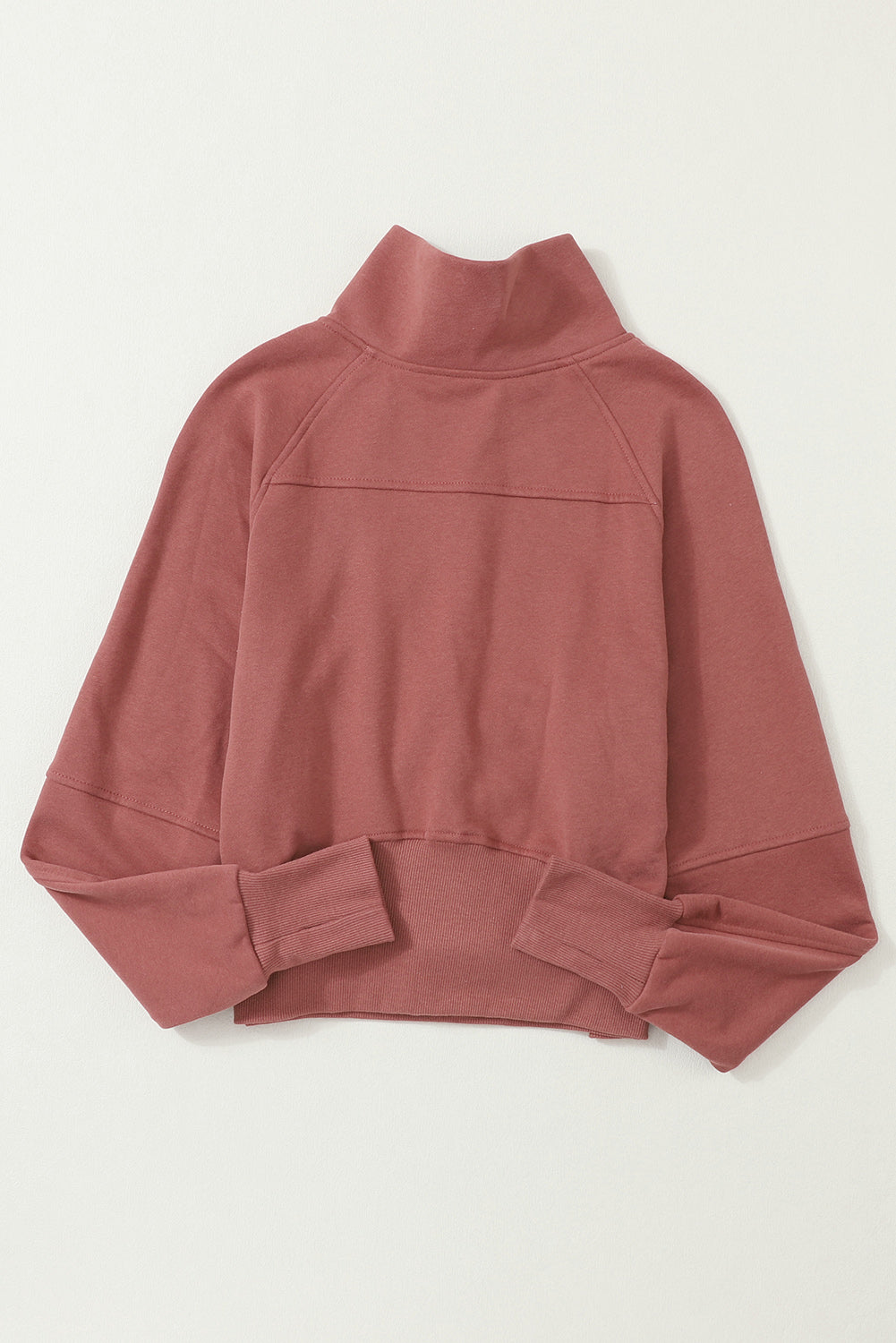 Pullover Sweatshirt met Kwartrits en Kangoeroezak