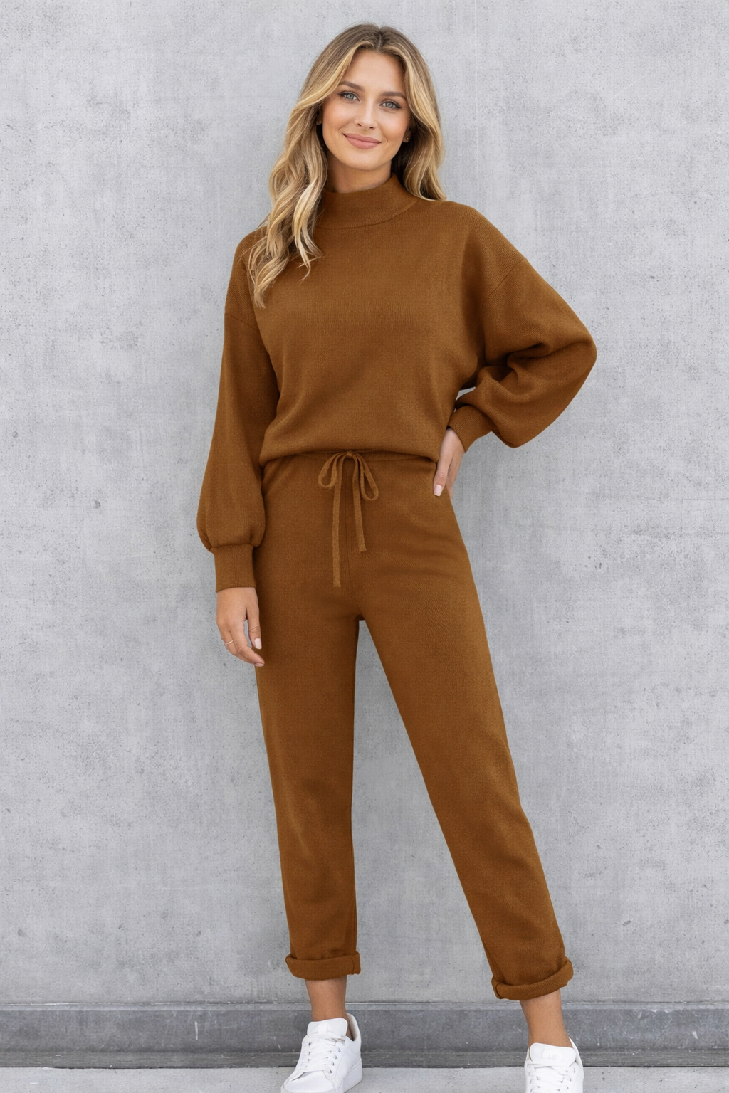 Loungewearset met Ballonmouwen