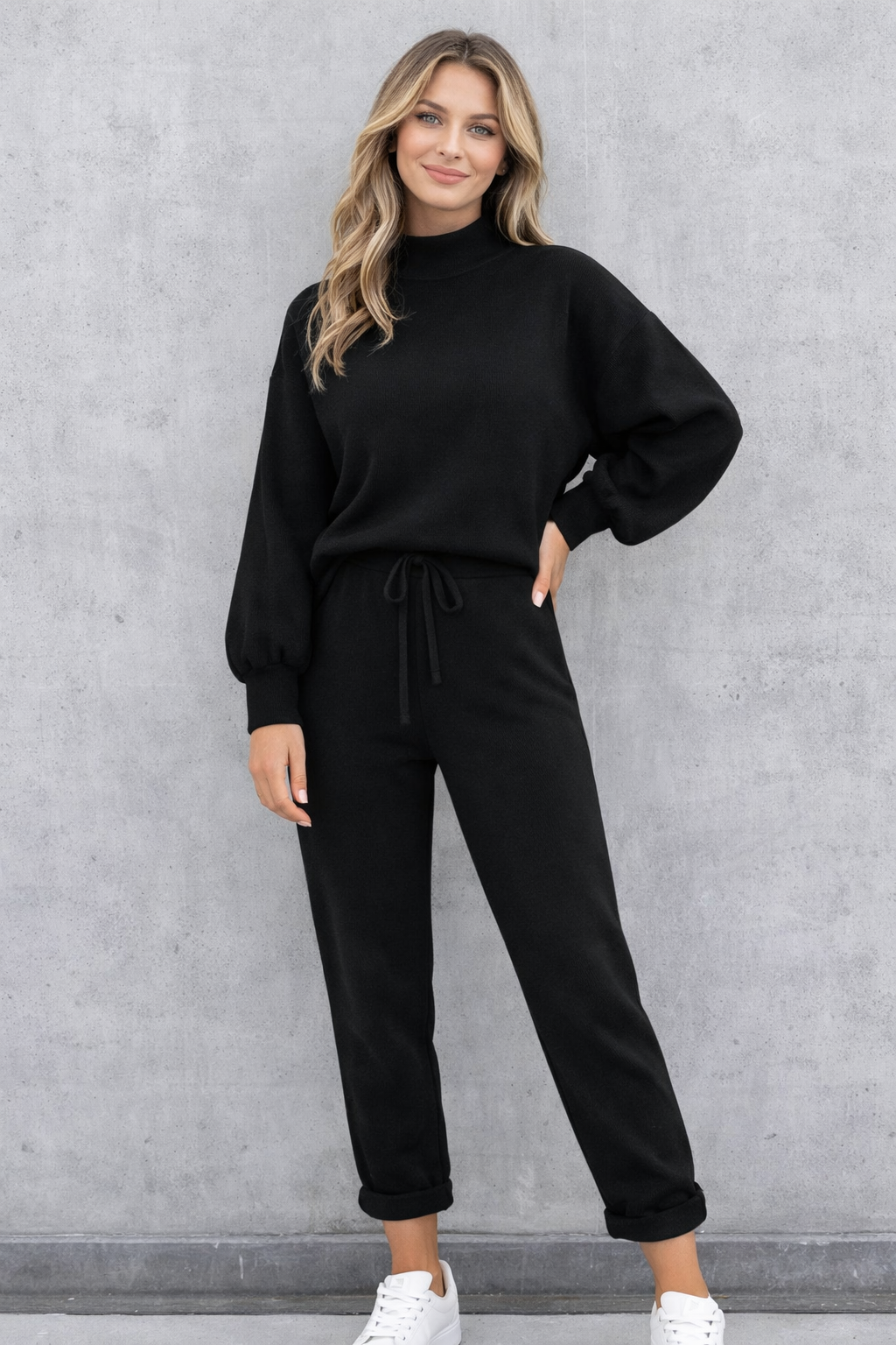 Loungewearset met Ballonmouwen