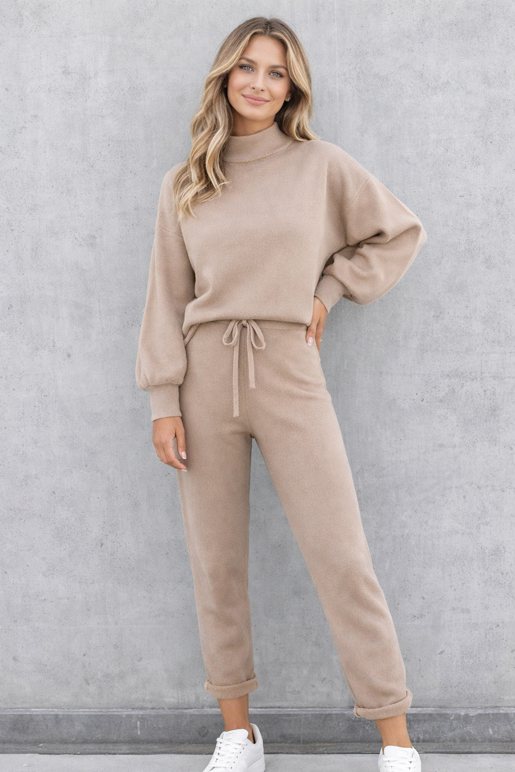 Loungewearset met Ballonmouwen