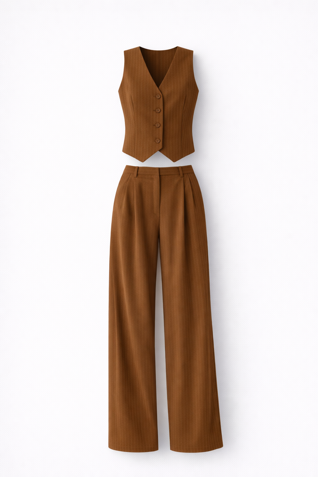 Angelle - Eigentijds Pinstripe Pakset Dames