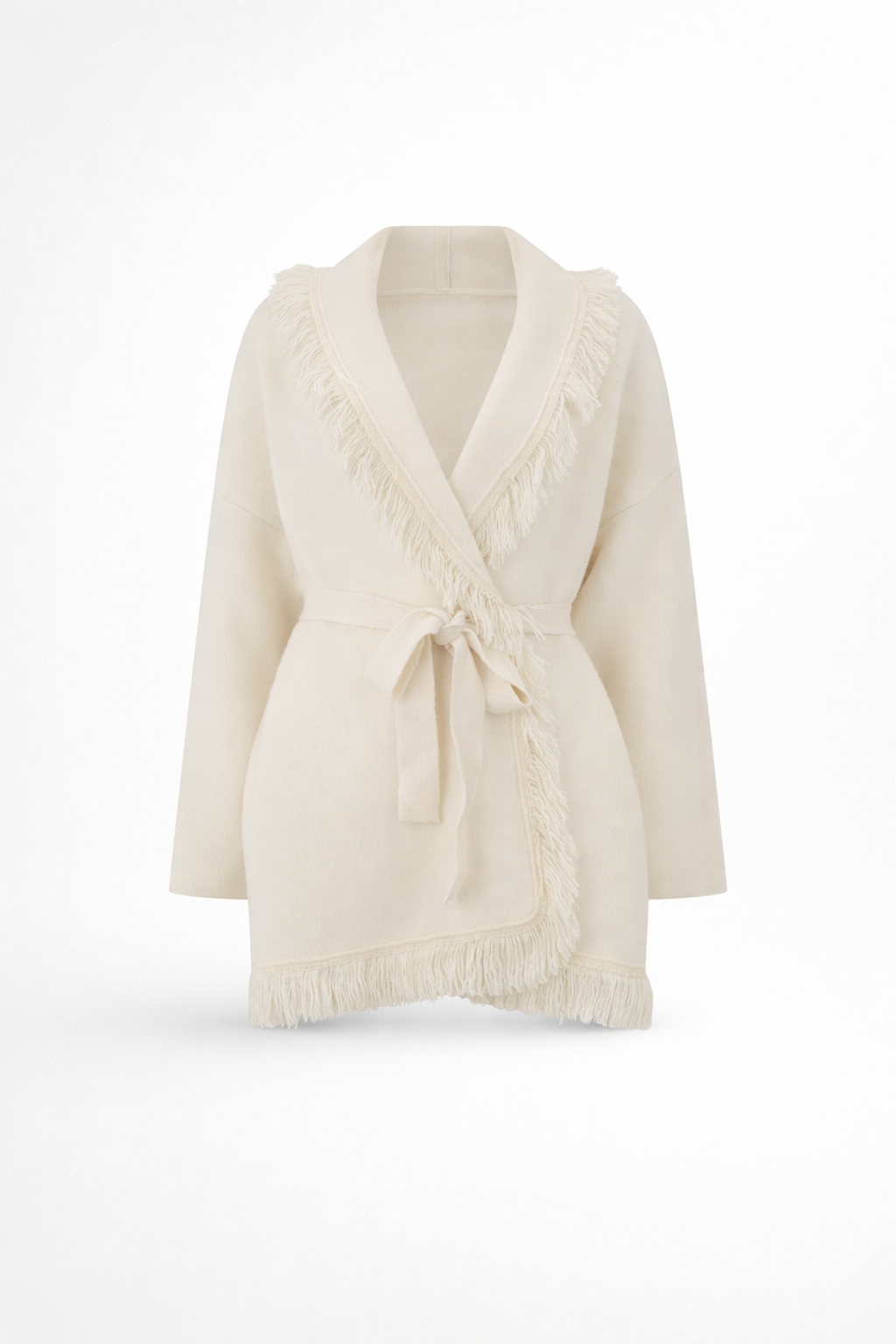 Gebreide Cardigan met Franjes