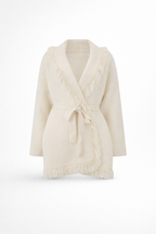 Gebreide Cardigan met Franjes