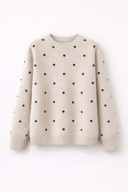 Gebreide Trui met Polkadotpatroon