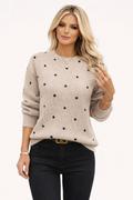 Gebreide Trui met Polkadotpatroon
