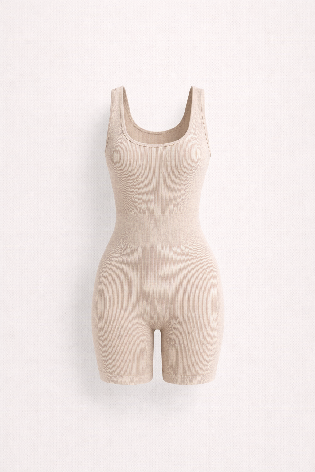 Basic Geribbelde Tanktop Bodysuit
