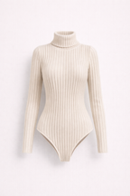 Klassiek Ribbed Knit Bodysuit