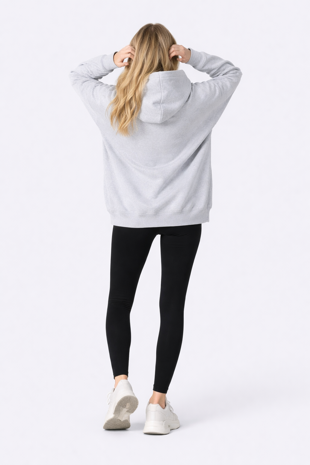 Randee Dames Katoenmix Hoodie - Casual met Kangoeroezak