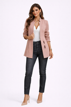 Helena Tweed Blazer voor Dames - Eigentijds met Decoratieve Knoppen