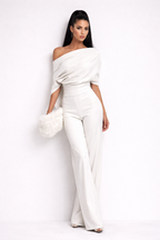 Joely Elegante Off-the-shoulder Jumpsuit voor Dames