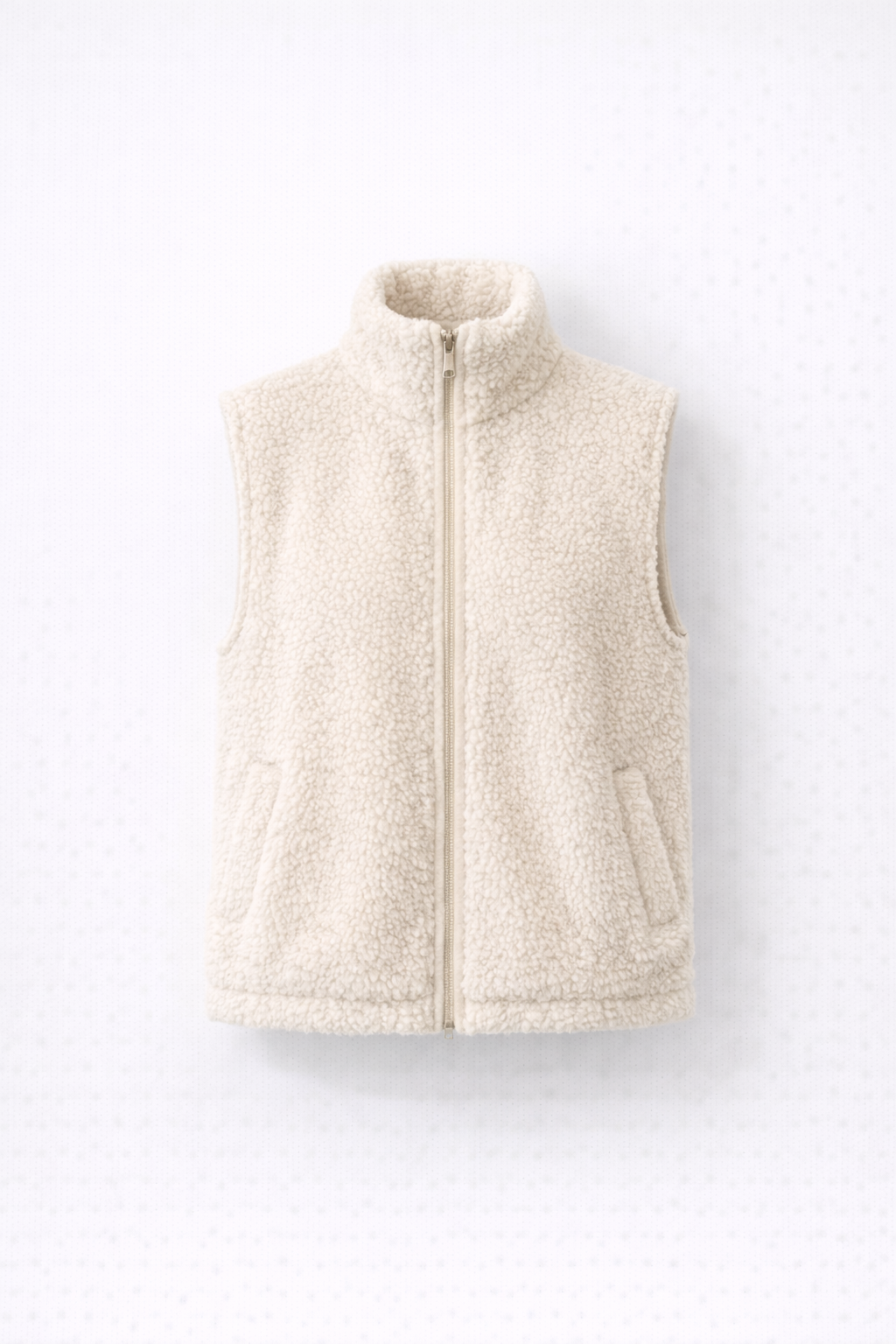 Ernest - Fleece Vest Dames met Sherpa textuur