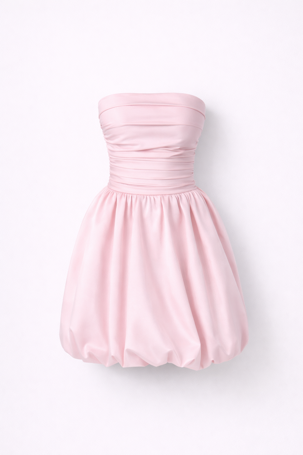 Satijnlook Jurk Dames - Chique Strapless Lizette Jurk