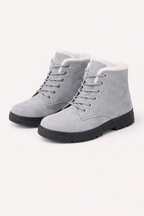 Suède-look Laarzen met Teddyvoering