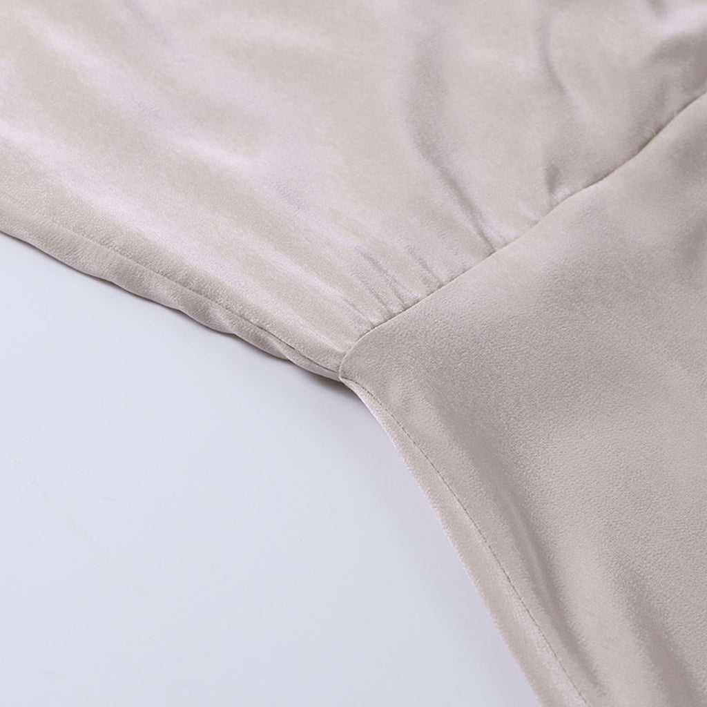 Elegante Satijnen Maxi Jurk voor Dames