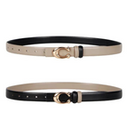 Daisy | Dames Dubbelzijdige Riem - Leren C-vormige Gesp 4