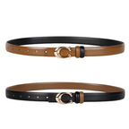 Daisy | Dames Dubbelzijdige Riem - Leren C-vormige Gesp 5