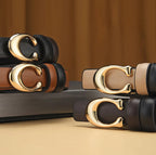 Daisy | Dames Dubbelzijdige Riem - Leren C-vormige Gesp 8