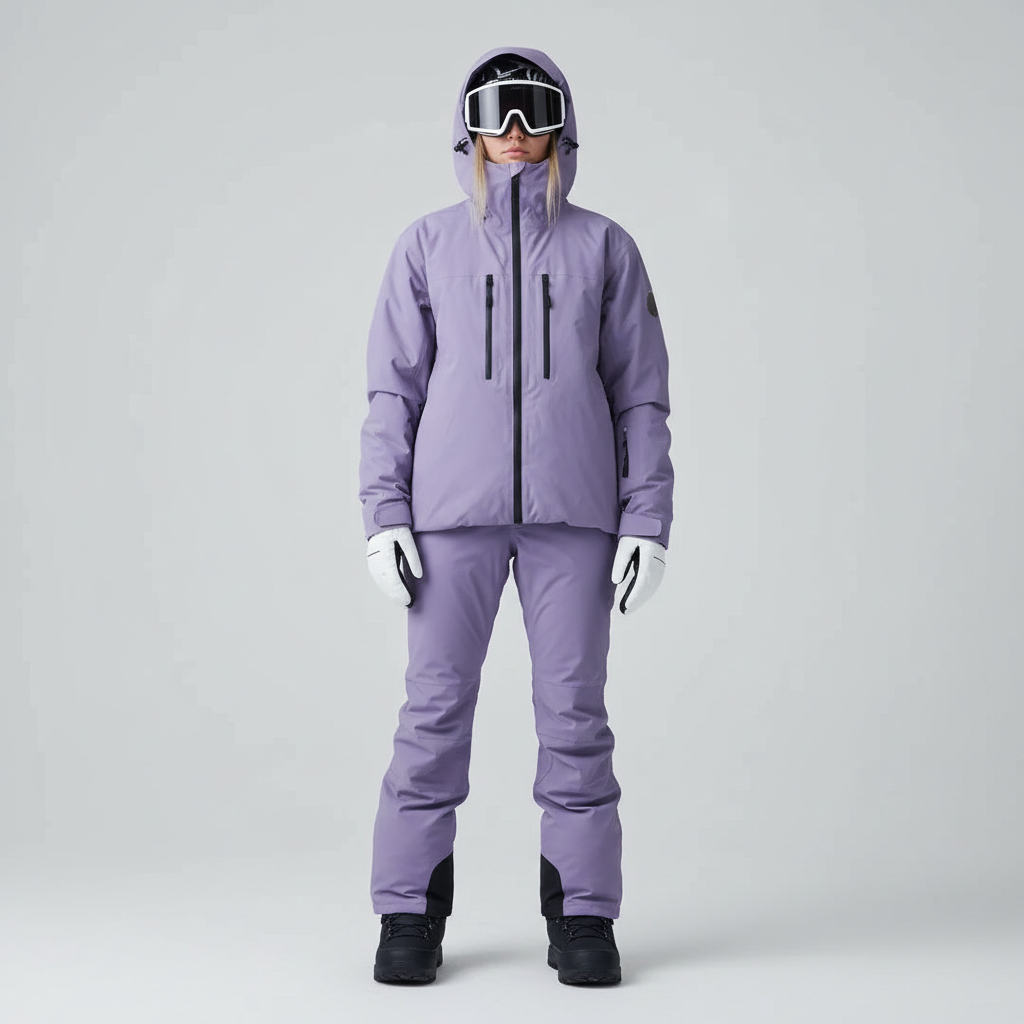 Sharon Snow Jacket - Waterdicht Polyester Blend voor Skiërs