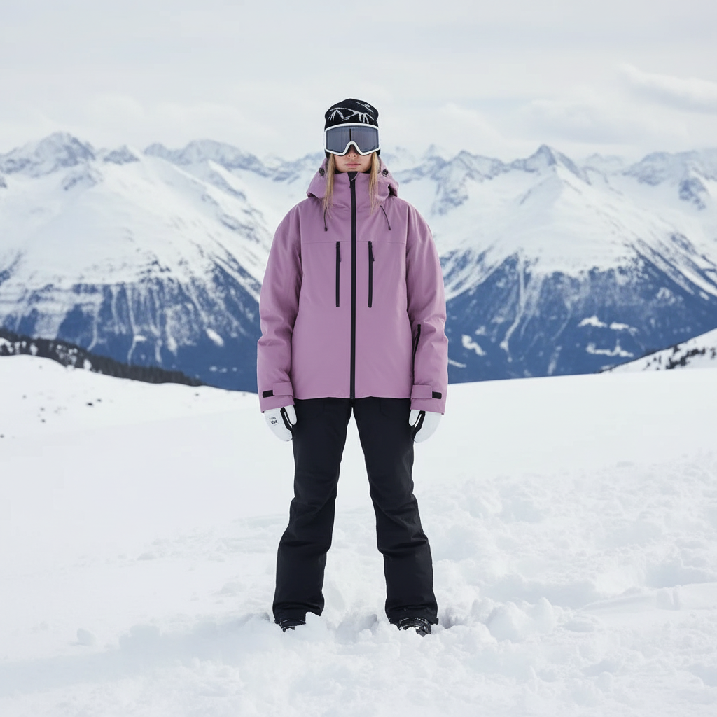 Sharon Snow Jacket - Waterdicht Polyester Blend voor Skiërs