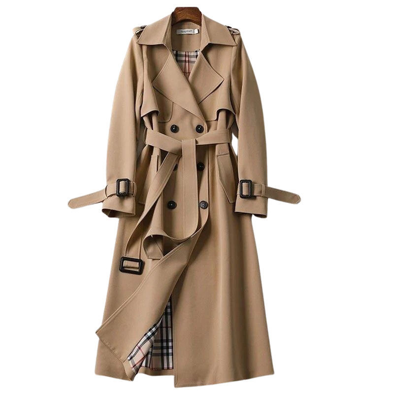 Klassieke Getailleerde Trenchcoat