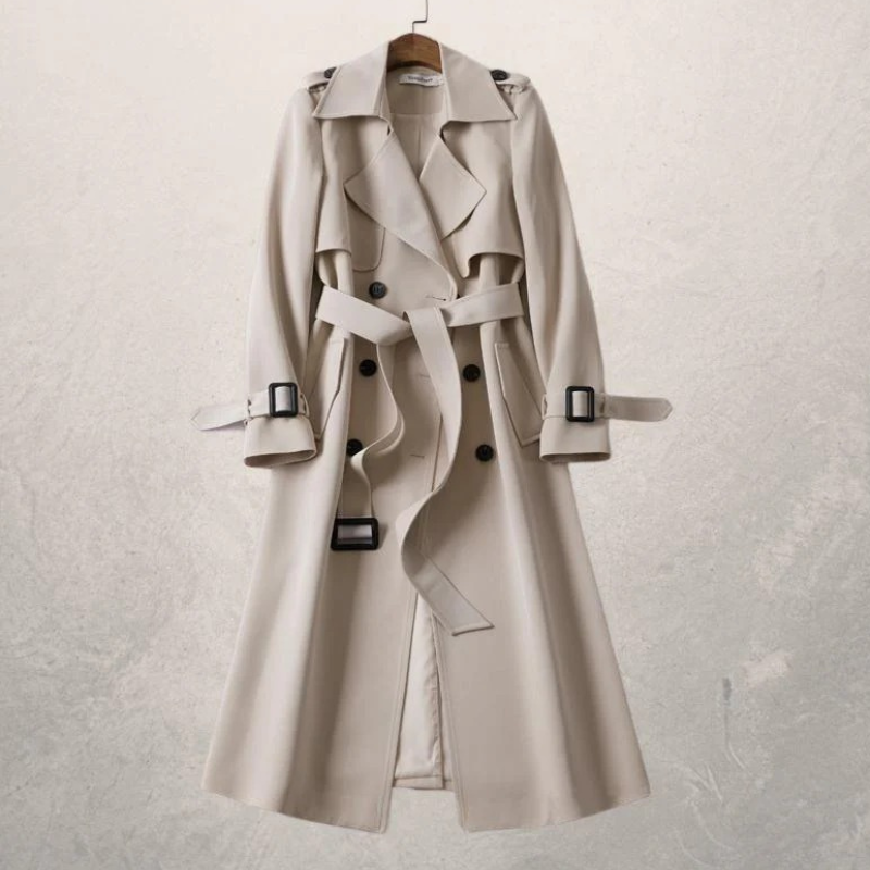Klassieke Getailleerde Trenchcoat