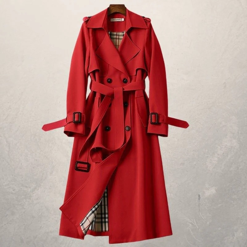Klassieke Getailleerde Trenchcoat