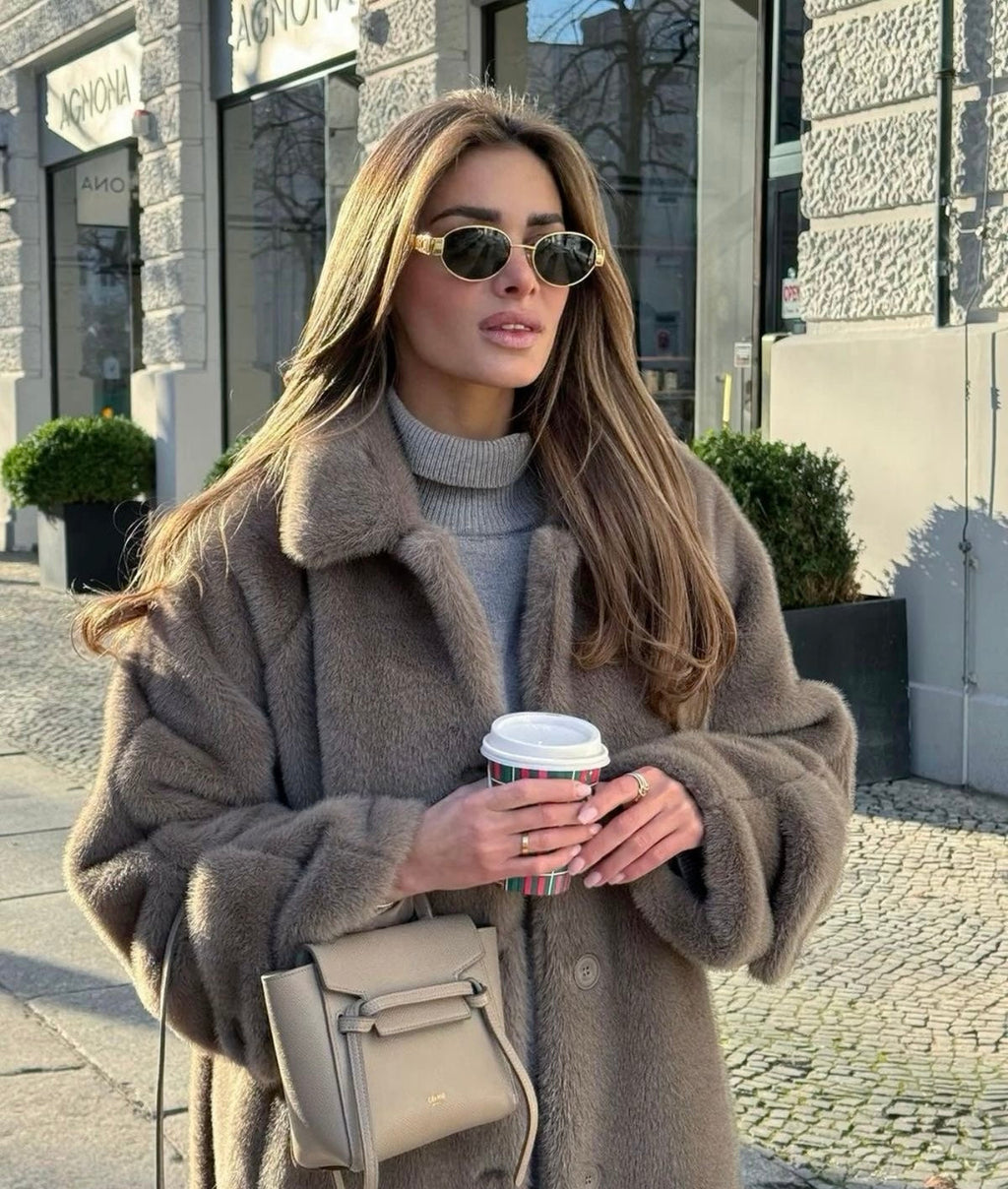 Moderne Zonnebril met Ovaal Design