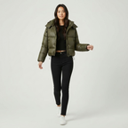 Lamya Pufferjas Dames - Casual Gequilt met Capuchon