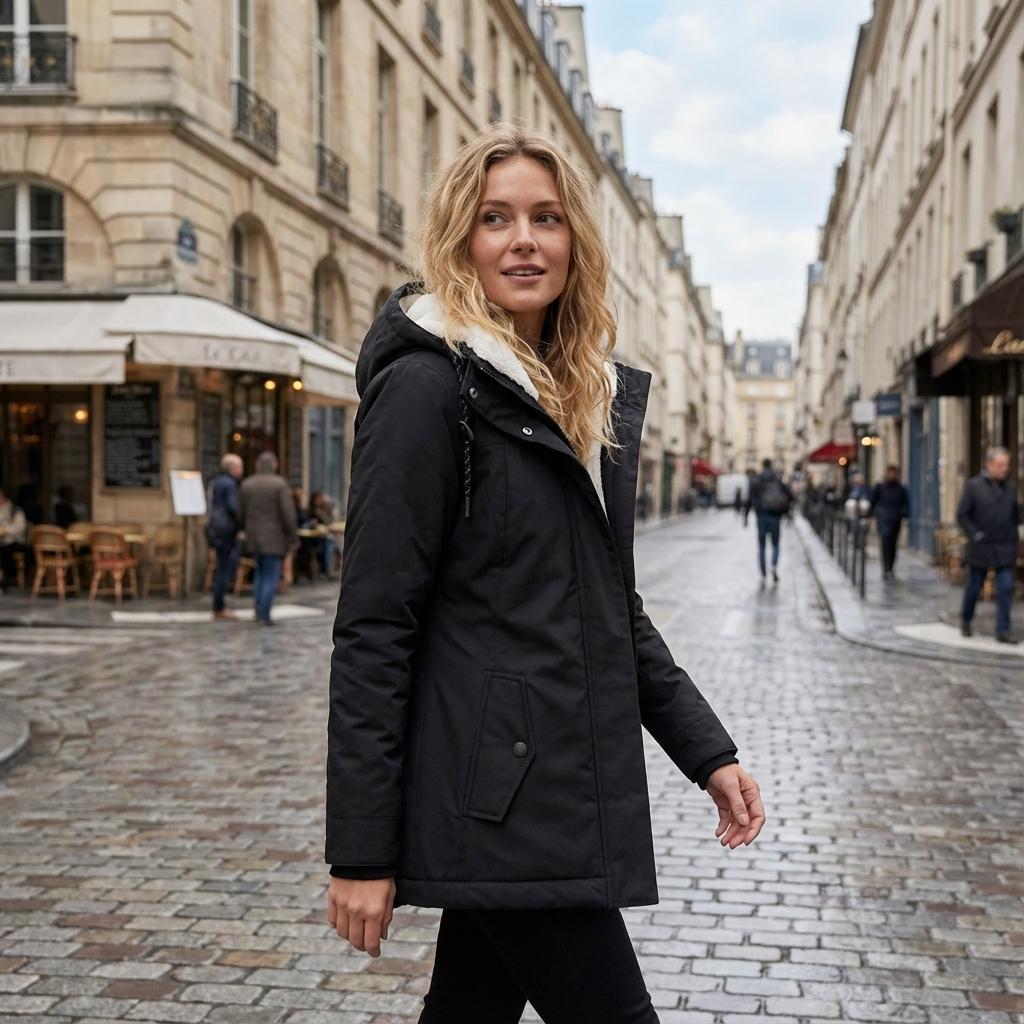 Jessa Winterjas Dames - Casual Sherpa voering Parka