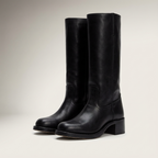 Clarisa Leren Dames Laarzen - Klassiek Western Stijl