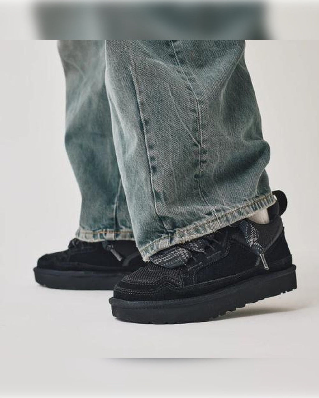 Suède Sneaker met Shearling Voering