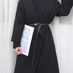 Rina | Dames Riem - Gouden Gesp, Verstelbare Knoopriem 6