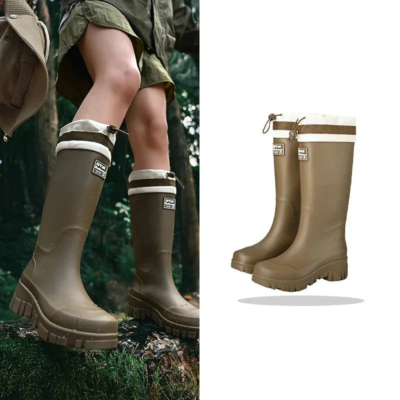 Regenlaarzen met Trekkoord