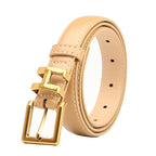 Samantha | Dames Riem - Leren Smalle Riem met Elegante Gesp 5