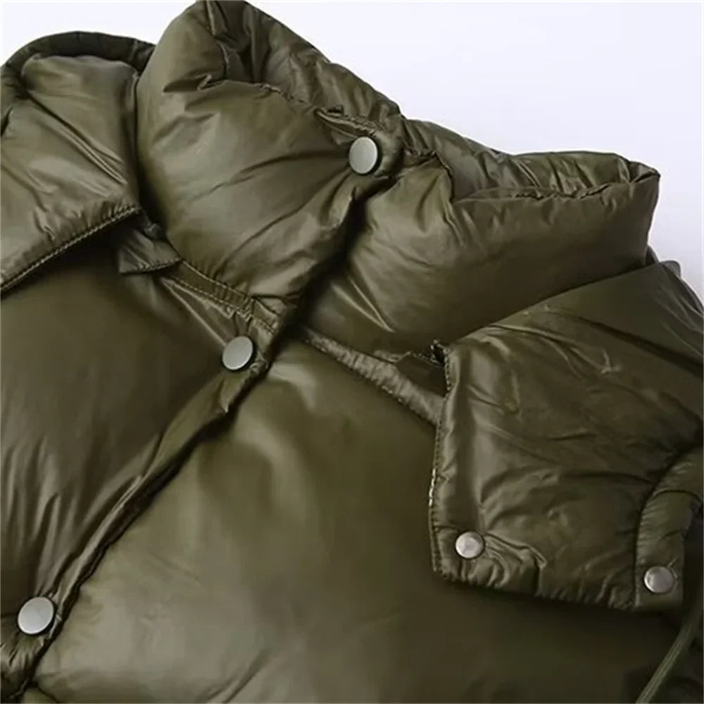 Lamya Pufferjas Dames - Casual Gequilt met Capuchon