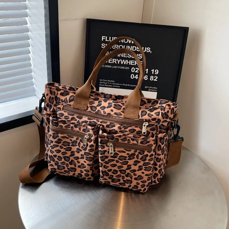 Tote Bag met Meerdere Ritsvakken