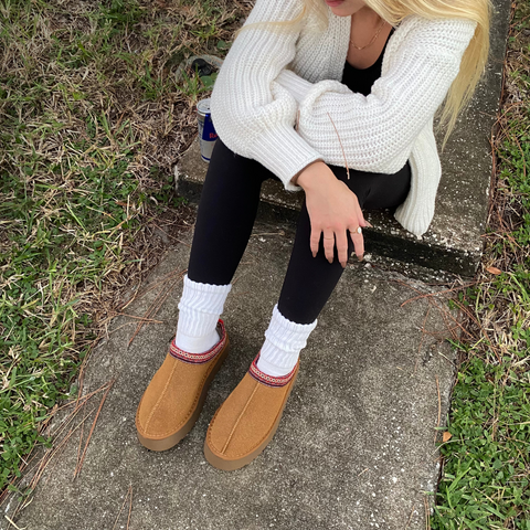 Marisela Suède Instapbare Pantoffels - Casual Platformzool