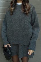 Gebreide Tweedelige Set - Sweater & Rok
