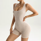 Basic Geribbelde Tanktop Bodysuit