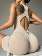 Basic Geribbelde Tanktop Bodysuit