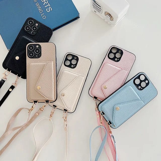 Crossbody Telefoonhoesje met Pasjeshouder