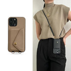 Crossbody Telefoonhoesje met Pasjeshouder