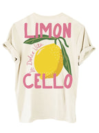 Katoenen T-shirt met Limoncello Design